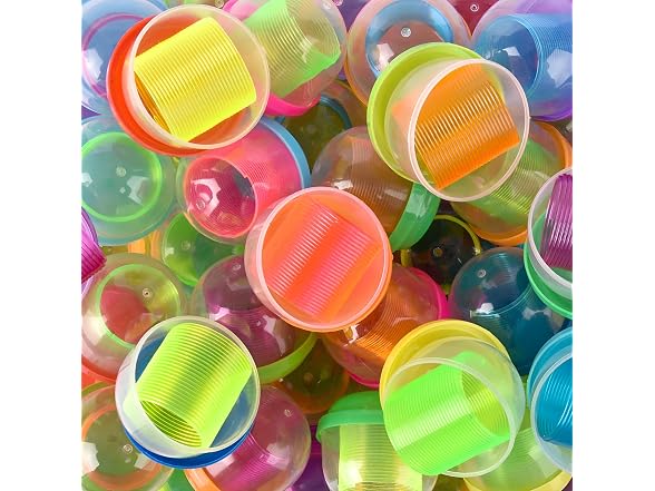 1.4 Inch Mini Transparent Coil Spring in 2 Inch Capsule – 250 Count