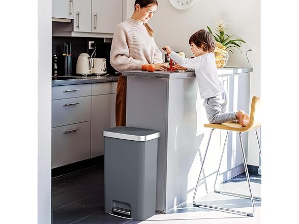 iTouchless SoftStep 13.2 Gal Trash Can