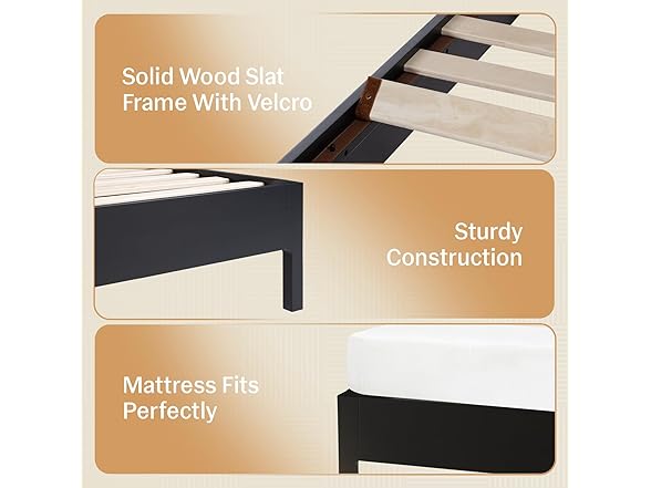 Bme Madia King Bed Frame and Headboard