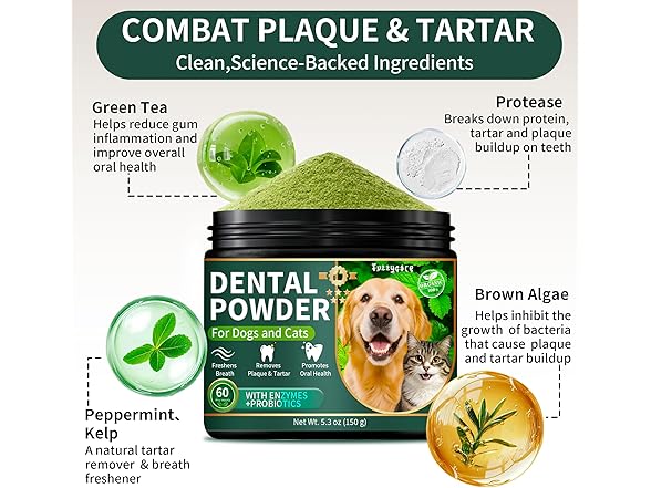 Fuzzycare Dog & Cat Dental Powder