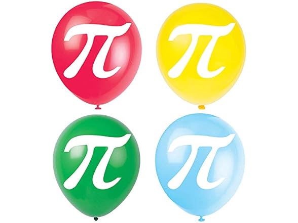 MAGJUCHE Pi Latex Balloons, 12inch