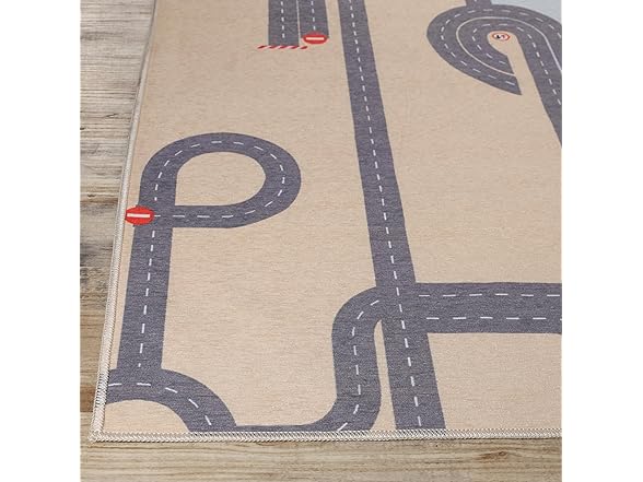 Superior 2X3RUG-ROAD-BL 2'x3' Cream