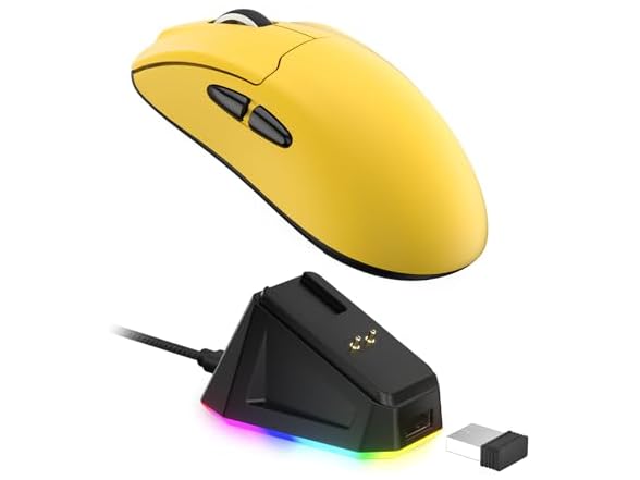LTC  Ultralight Wireless Gaming Mouse with RGB Dock