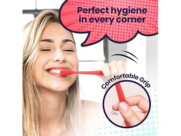 SANGSI Soft Toothbrush 4pk