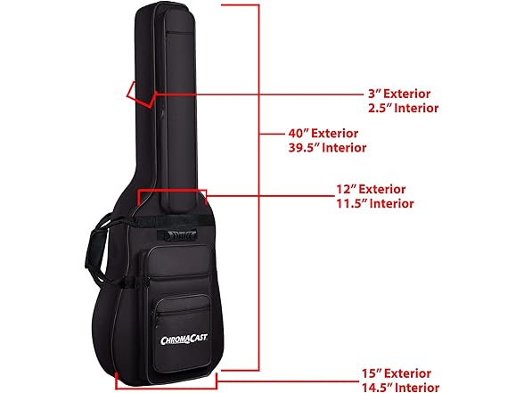 ChromaCast Guitar Padded Gig Bag