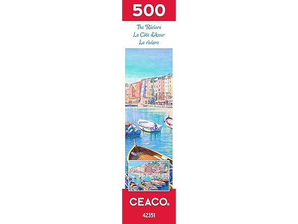 Ceaco Ceaco - The Riviera - 500 Piece Jigsaw P