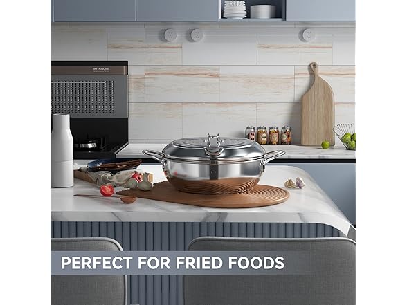 Kerilyn 9.4 Inch Deep Fryer Pot