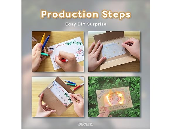 Beciez Flame Greeting Card Making Supplies