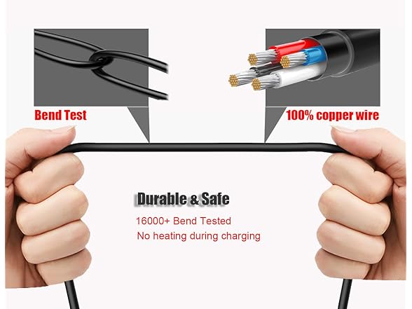 JIUJOJA Charger Cable