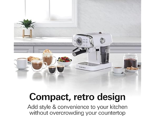 Hamilton Beach Slide & Lock Espresso Machine