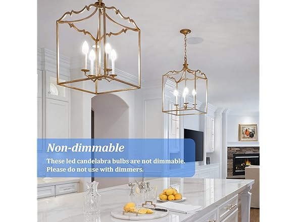 Candelabra 40W Equivalent LED Light Bulbs