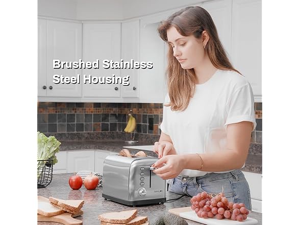 2 Slice Toaster Extra Wide Slots