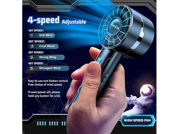 2pcs Portable Turbo Fan