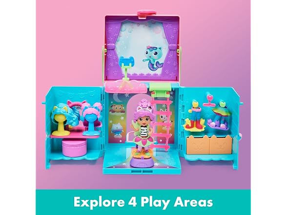 Dreamworks Gabby’s Dollhouse, Dress-Up Closet Portable Playset