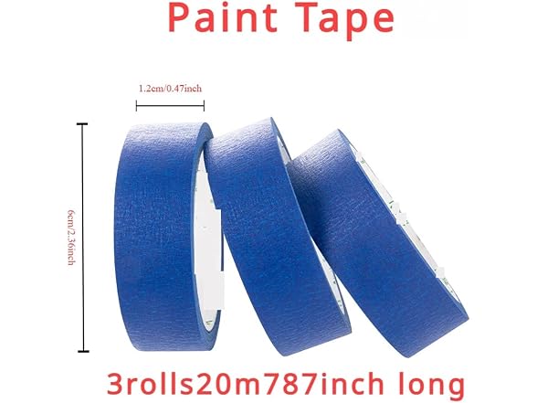 ZVHZQEMMT CON-93 3 Roll/Set Paint Tape