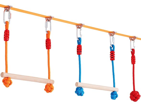 Ninja Warrior Obstacle Course for Kids, 2 x 60ft