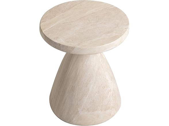 LeisureMod Dune Fiberglass Side Table