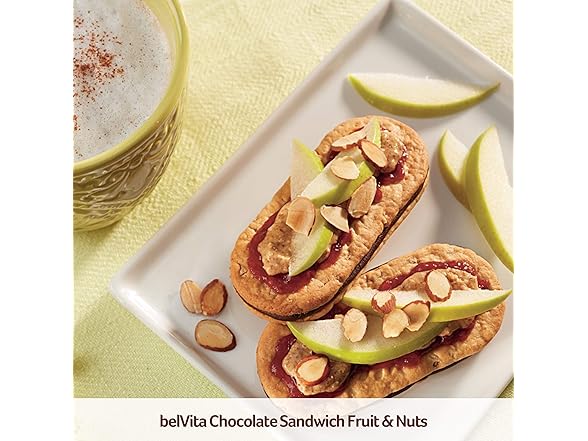 12PK belVita Breakfast Sandwich Dark Chocolate Creme