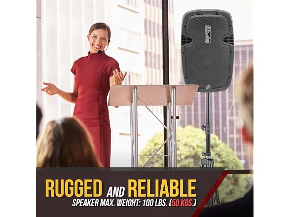 Pyle 2-Pk Adjustable Tripod Speaker Stands
