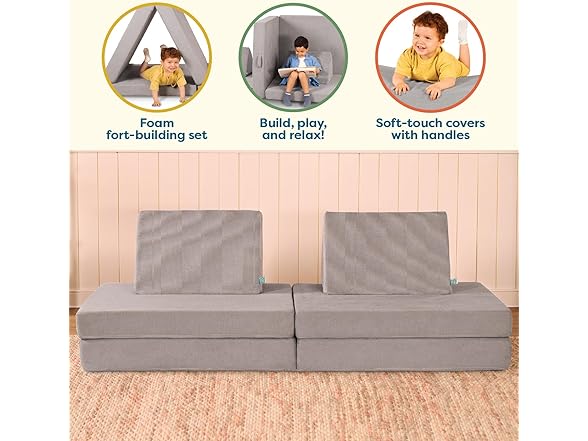 B. toys – Modular Foam Fort Playset