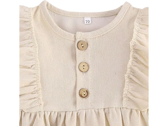 Ma&baby (3-6 MOS) Baby Girl Romper Long Bodysuit