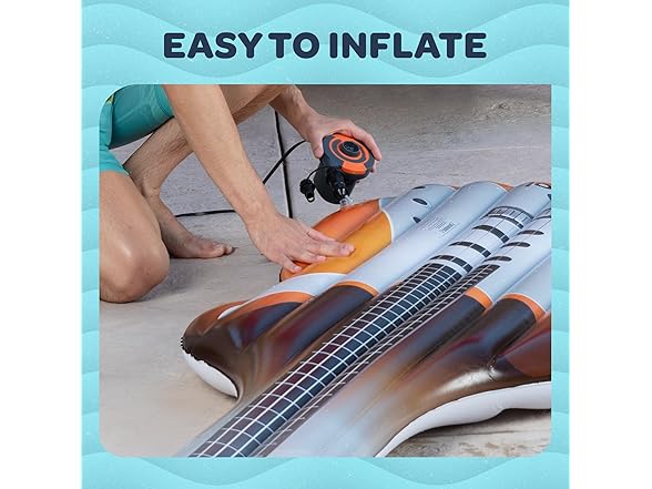 Grip A Pool Raft Lounger for Adults, Guitar
