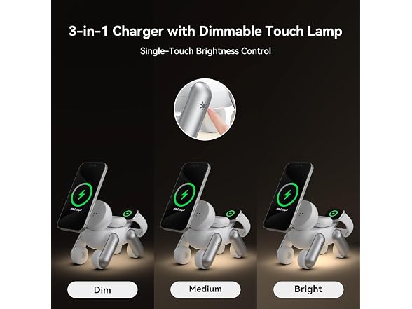 Bolvunes 3-in-1 MagSafe Apple Charger