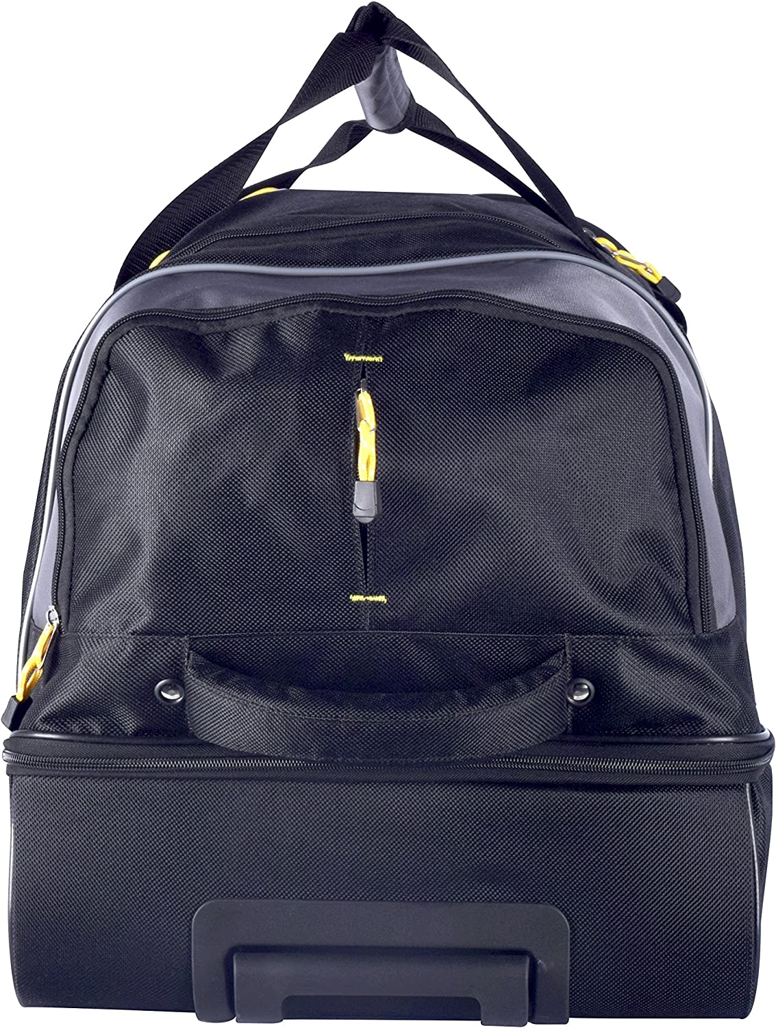 TPRC Upright Rolling Duffel Bag 30", Black/Grey - Gallery 24