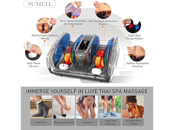 SUMELL Hot/Cold Foot Massager