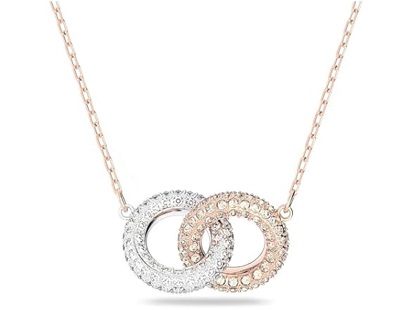 Swarovski Dextera Women's Circle Pendant Chain