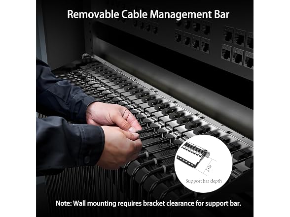 Jadaol [UL Listed] 24 Port Patch Panel