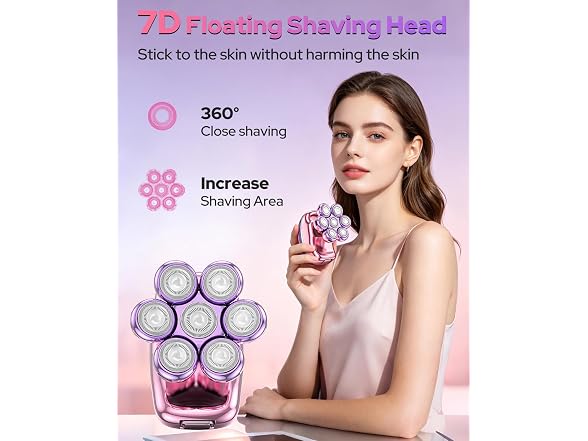 UpperX 6-in-1 Women's Electric Shaver