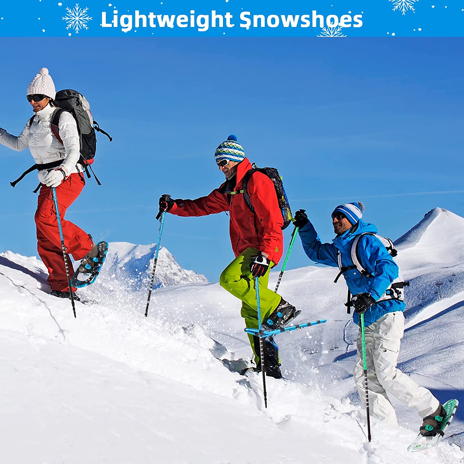 COMMOUDS Lightweight Snow Shoes for Men - Gallery 20