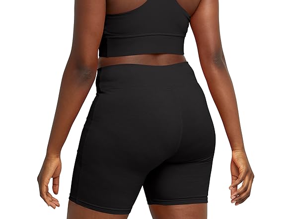 Hanes Womens Stretch Jersey Bike Short