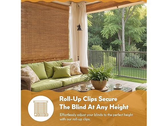 Radiance 60" x 72 " Radiance Cord Free Bamboo Shade