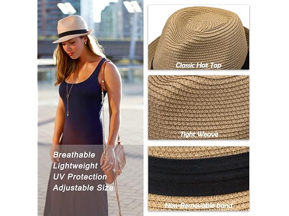 Ovoy Women (L) Womens-Sun-Hat Hat Hat Trilby-Hat