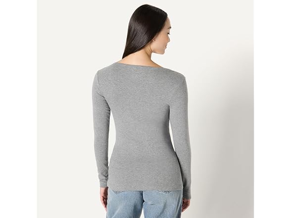 Amazon Essentials Women Slim-fit Henley T-shirt