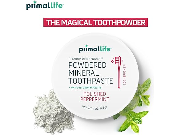 Primal Life Organics - Dirty Mouth Toothpowder
