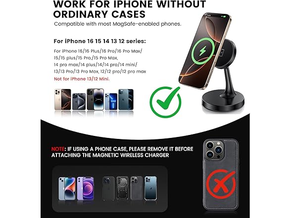TXXTOL Magnetic Wireless Charger Stand