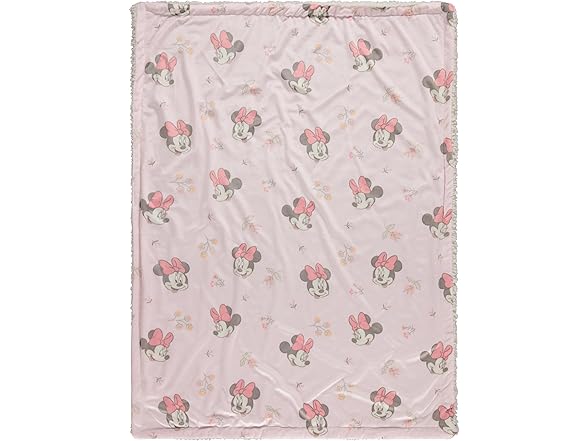 Disney Character Fuzzy Double Sided Baby Blanket