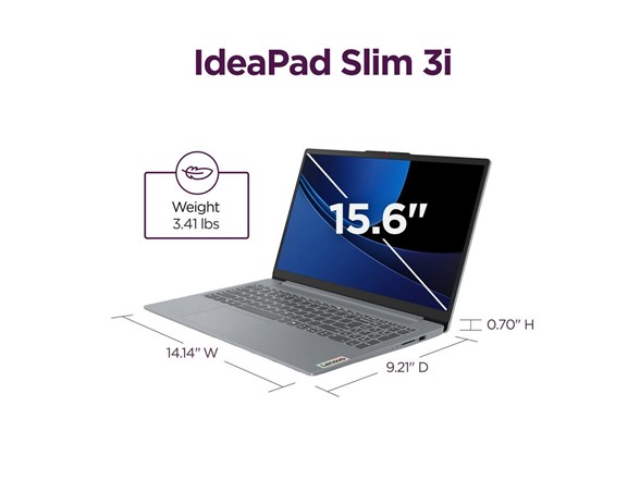 Lenovo IdeaPad Slim 3i 15.6" Intel Core 3 Laptop