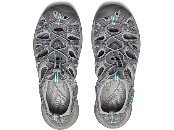 KEEN KEEN Women's Whisper Closed Toe Sport Sandals, Medi