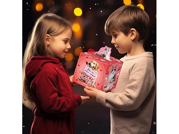 DMHG 42 Pack Pet Valentine's Day Cards