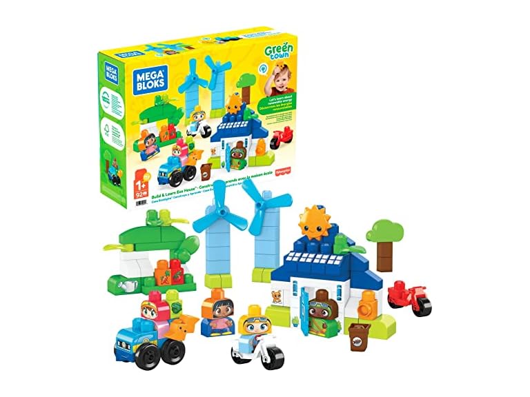 Mega Fisher-Price Toddler Blocks Toy Set, Green
