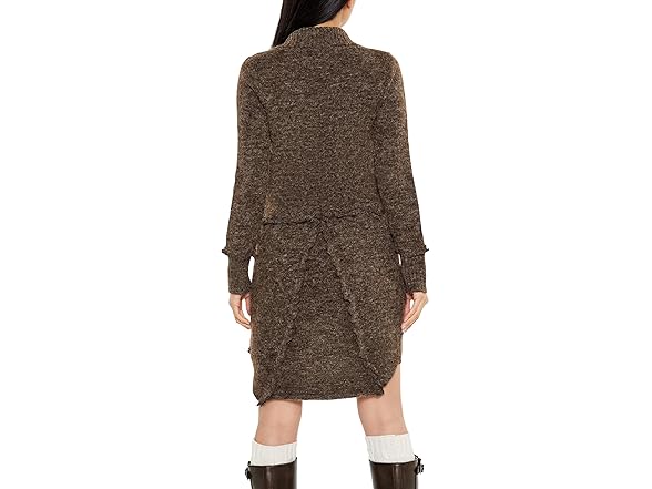 Forever 21 Women (XS) Tie-Front Longline Sweater