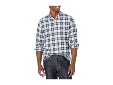 $15.99, Was $24.90, 35% Off! AE Mens LongSleeve Flannel Shirt dealfomo
