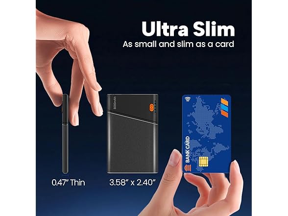 Aaoyun Mini Portable Power Bank | 5000mAh