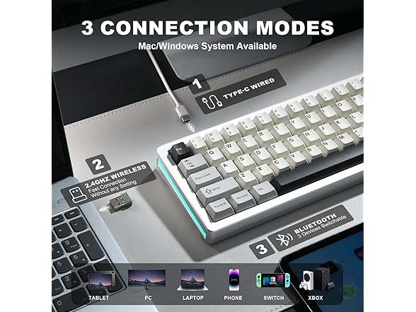 YUNZII Full Aluminum Mechanical Keyboard