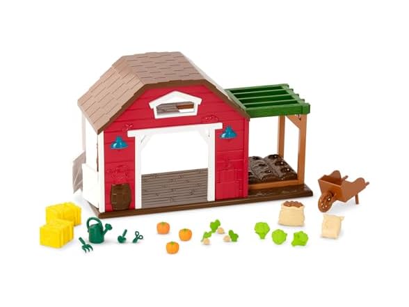 Li’l Woodzeez Happy Harvest Farm Playset