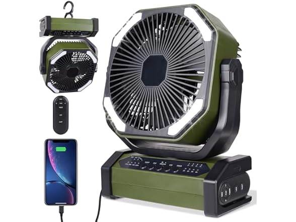 TUIAIAO Portable Rechargeable Fan